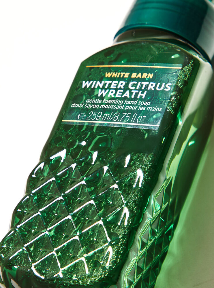 Winter Citrus Wreath Gentle Foaming Hand Soap Image 2