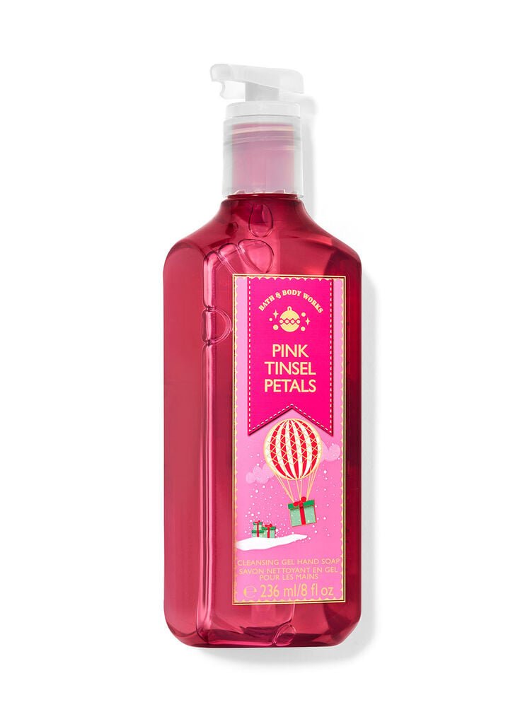 Pink Tinsel Petals Cleansing Gel Hand Soap