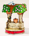 Snow White Pedestal 3-Wick Candle Holder