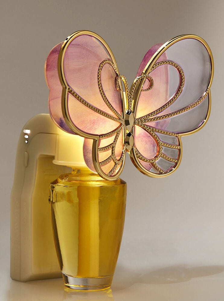 Fanciful Butterfly Wallflowers Scent Control&trade; Nightlight Fragrance Plug Image 1