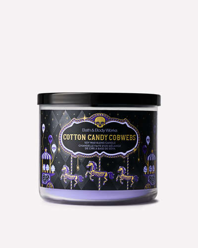 Cotton Candy Cobwebs 3-Wick Candle