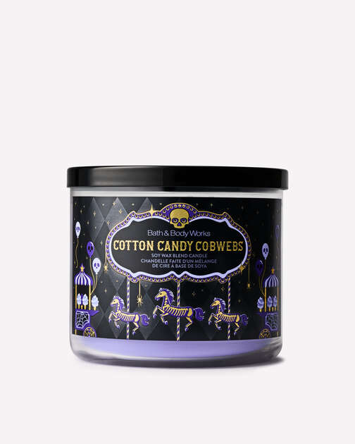 Cotton Candy Cobwebs 3-Wick Candle