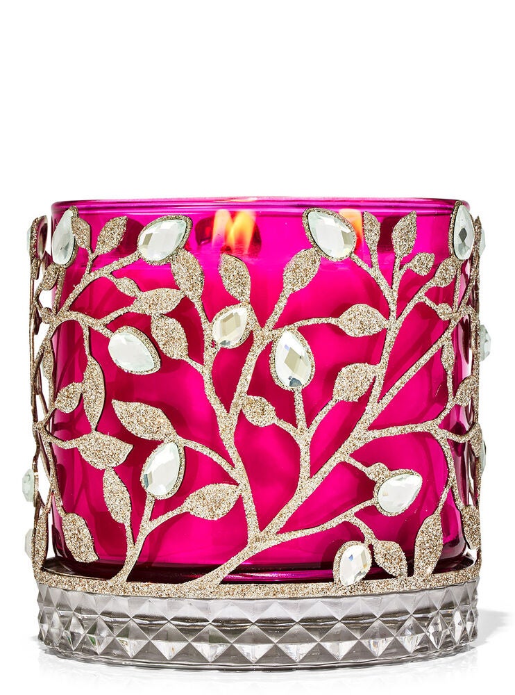 Bling Botanical 3Wick Candle Holder Bath and Body Works