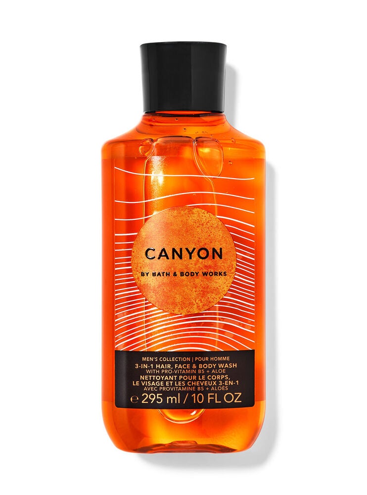 Canyon 3in1 Hair, Face & Body Wash Bath and Body Works