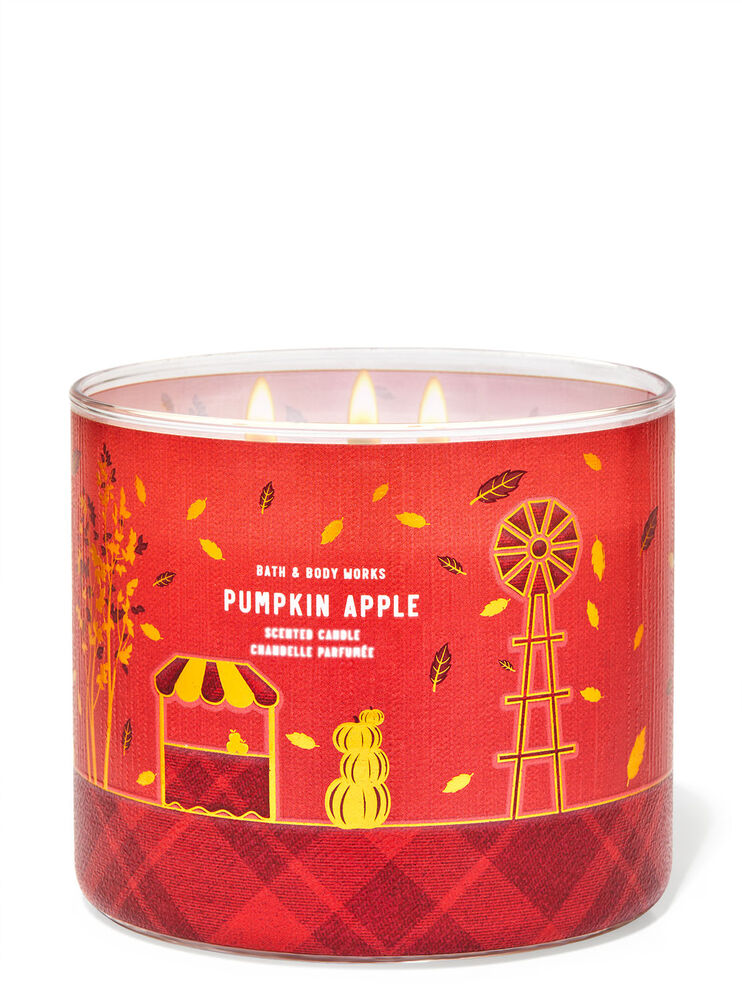 Pumpkin Apple 3-Wick Candle