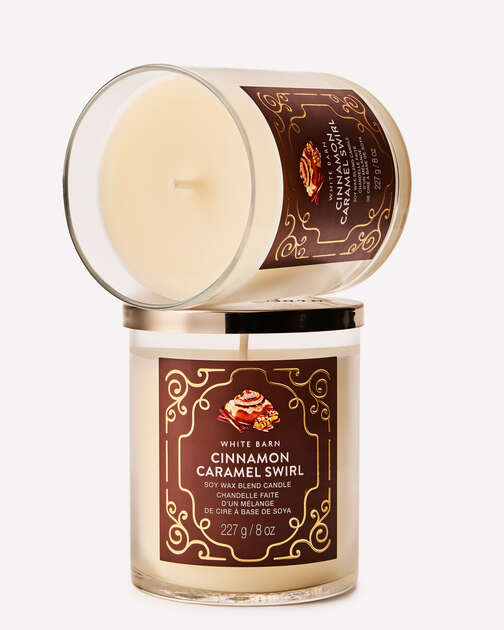 Cinnamon Caramel Swirl Single Wick Candle