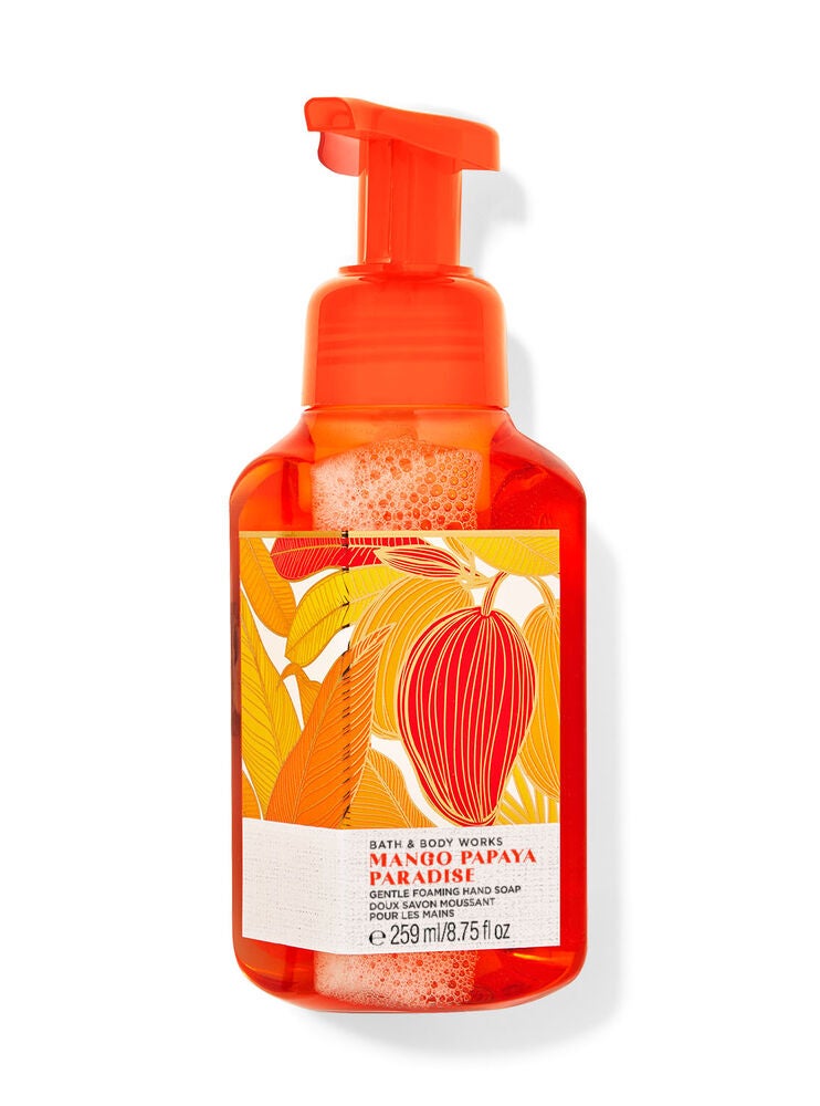 Mango Papaya Paradise Gentle Foaming Hand Soap Bath and Body Works