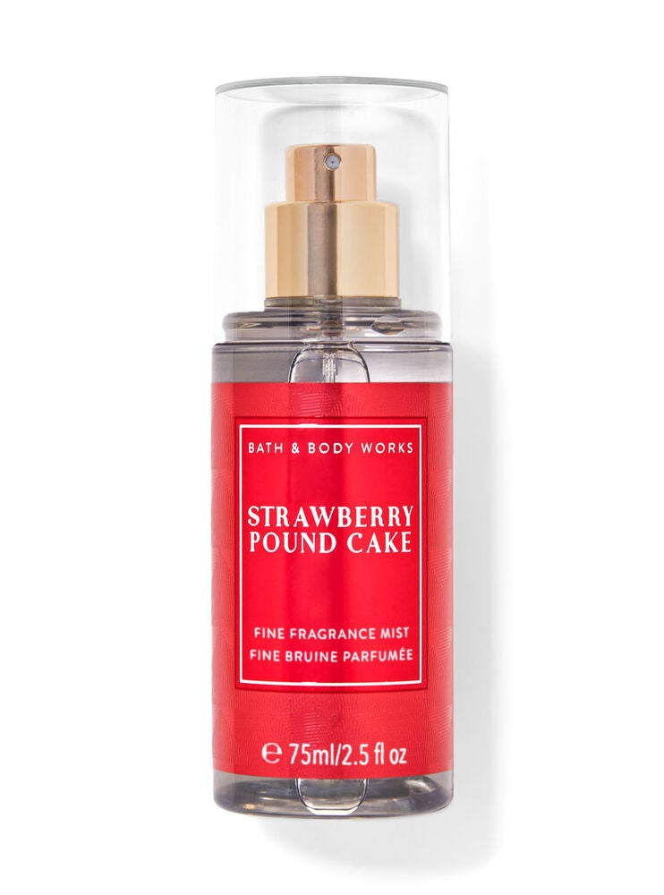 Strawberry Pound Cake Travel Size Fine Fragrance Mist Bath and Body Works
