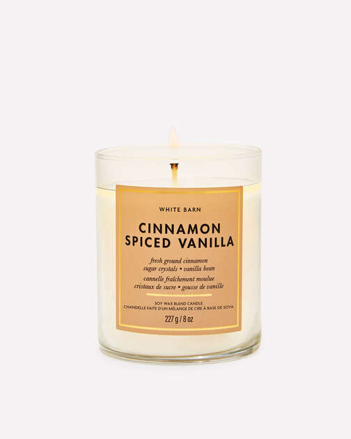 Cinnamon Spiced Vanilla Single Wick Candle