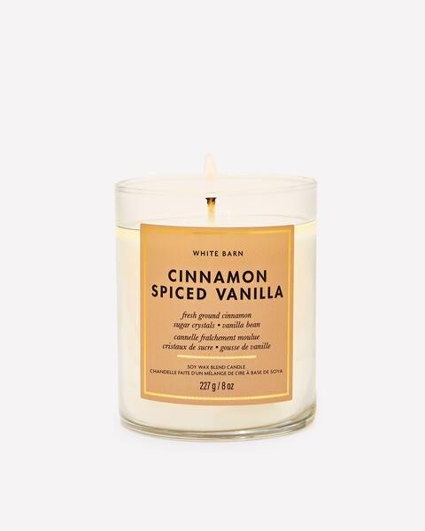 Chandelle à une mèche Cinnamon Spiced Vanilla