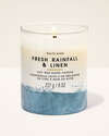 Fresh Rainfall & Linen Single Wick Candle