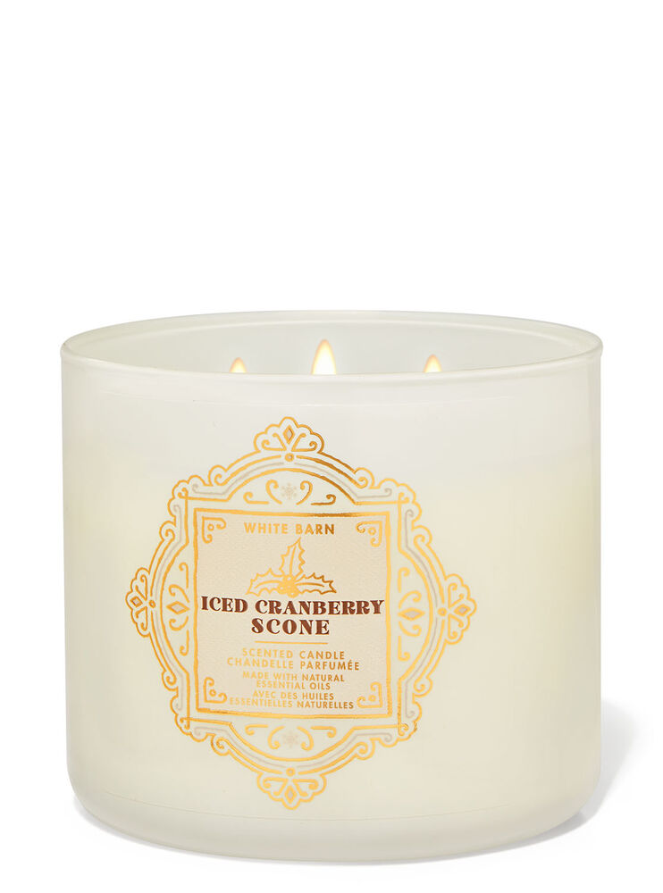 Iced Cranberry Scone 3-Wick Candle