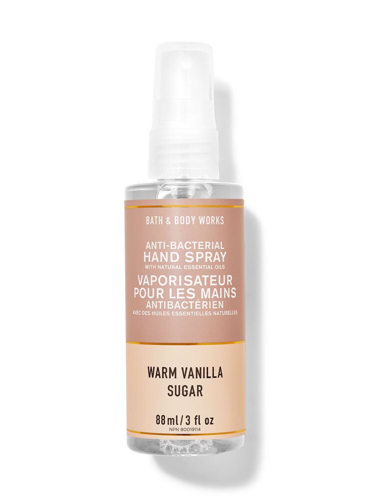 Warm Vanilla Sugar Hand Sanitizer Spray Bath and Body Works