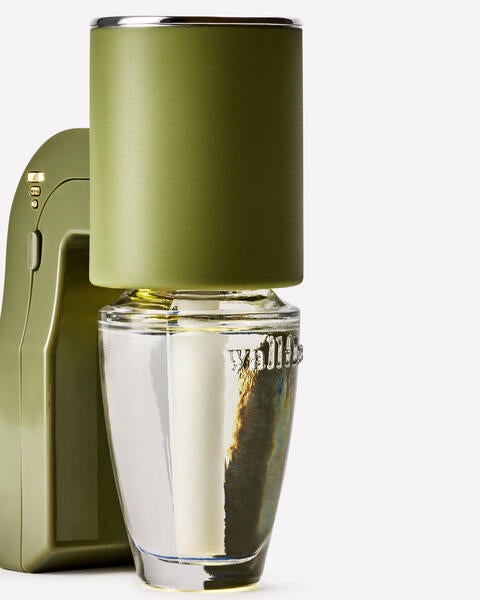 Diffuseur de fragrance Wallflowers Veilleuse avec contrôle de la fragrance cylindre vert