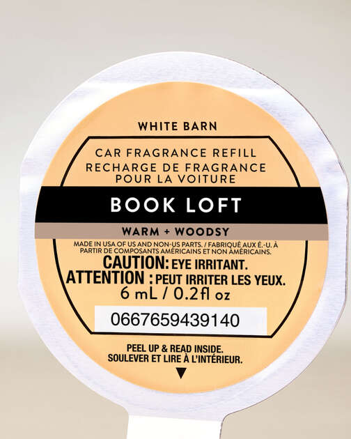 Book Loft Car Fragrance Refill