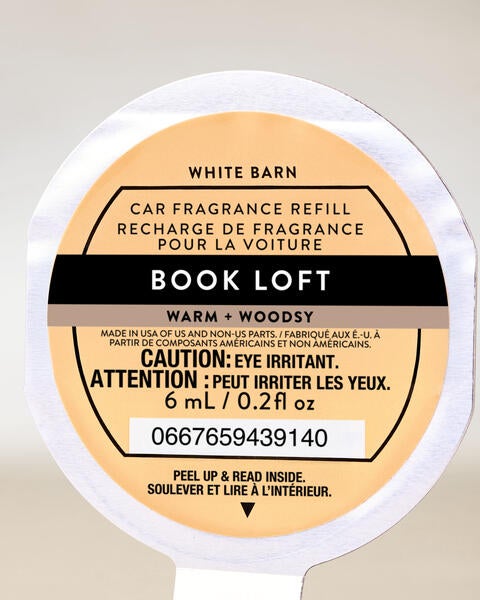 Recharge de fragrance pour la voiture Book Loft