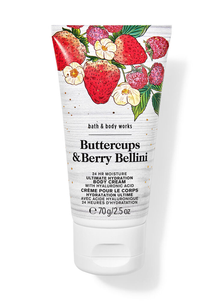 Crème pour le corps hydratation ultime format mini Buttercups & Berry Bellini