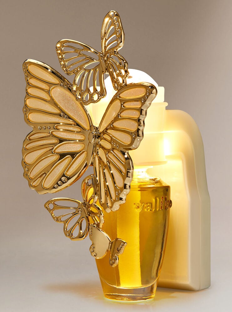 Diffuseur de fragrance Wallflowers veilleuse papillons dorés Image 1