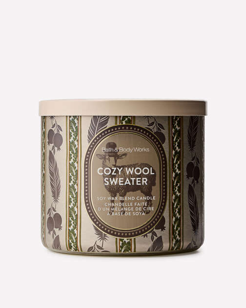 Cozy Wool Sweater 3-Wick Candle