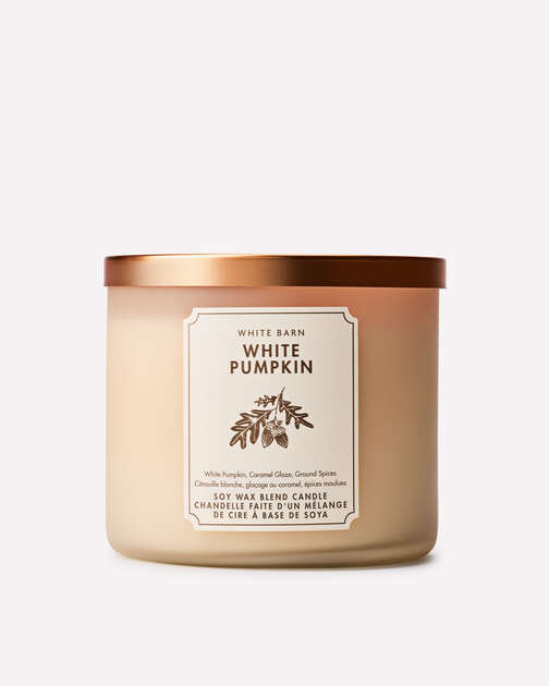 White Pumpkin 3-Wick Candle