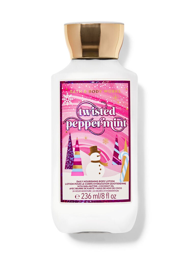 Twisted Peppermint Daily Nourishing Body Lotion Bath and Body Works