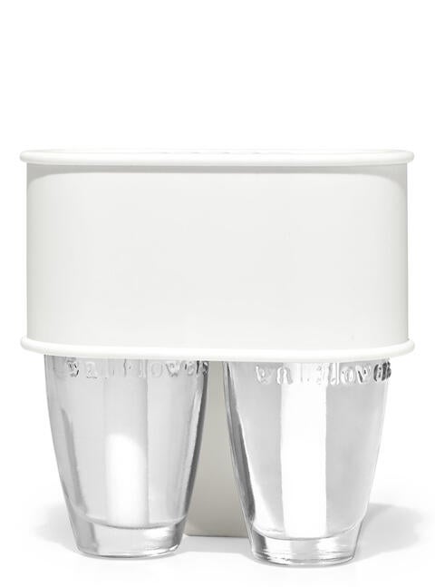 White Soft Touch Nightlight Scent Switching™ Wallflowers Duo Plug