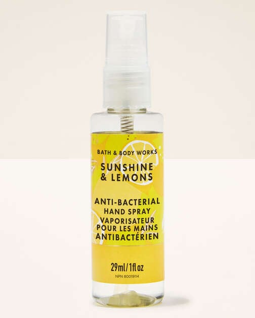 Sunshine & Lemons Hand Sanitizer Spray