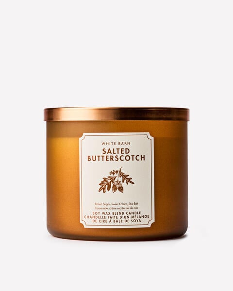 Chandelle à 3 mèches Salted Butterscotch