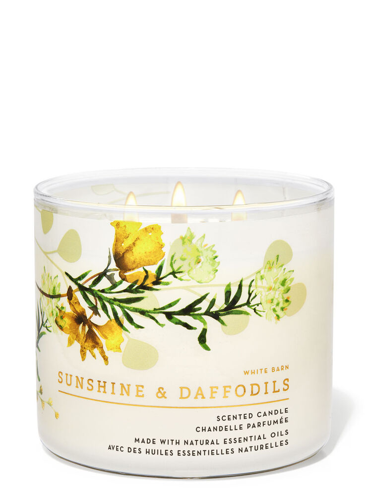 Sunshine & Daffodils 3-Wick Candle