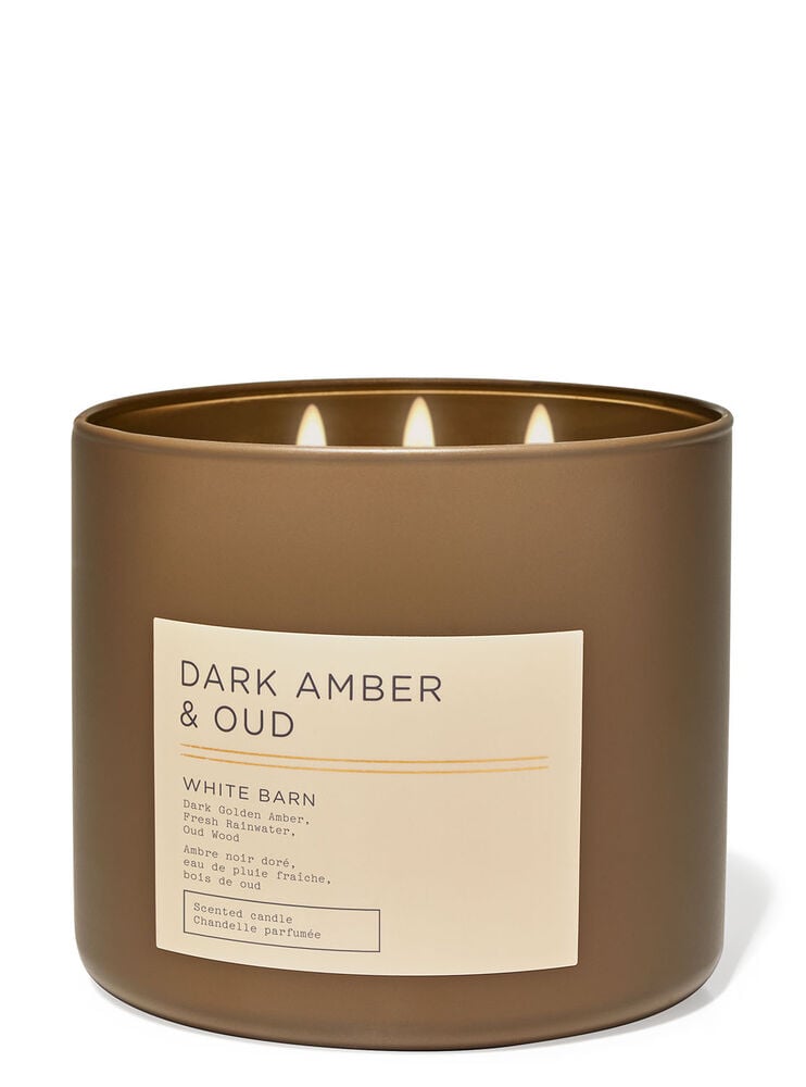 Dark Amber & Oud 3-Wick Candle