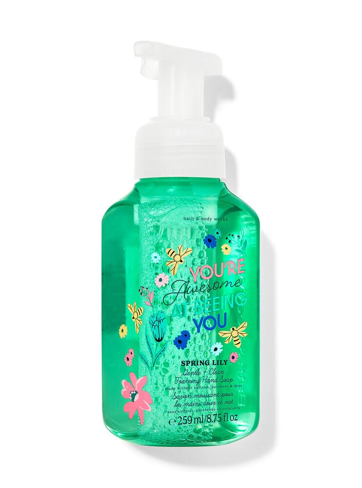 Spring Lily Gentle & Clean Foaming Hand Soap Bath and Body Works