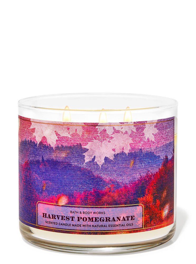 Harvest Pomegranate 3-Wick Candle