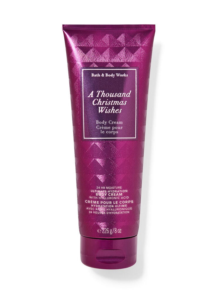 A Thousand Christmas Wishes Ultimate Hydration Body Cream Bath and