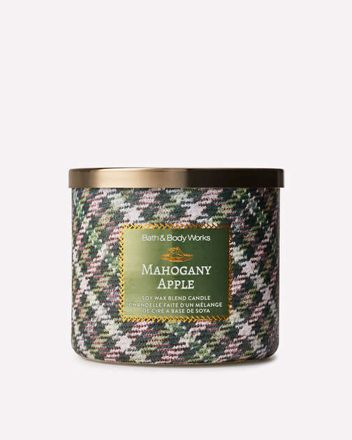Mahogany Apple 3-Wick Candle