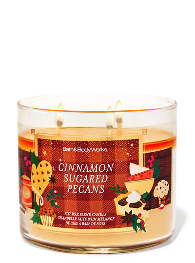 Cinnamon Sugared Pecans 3-Wick Candle