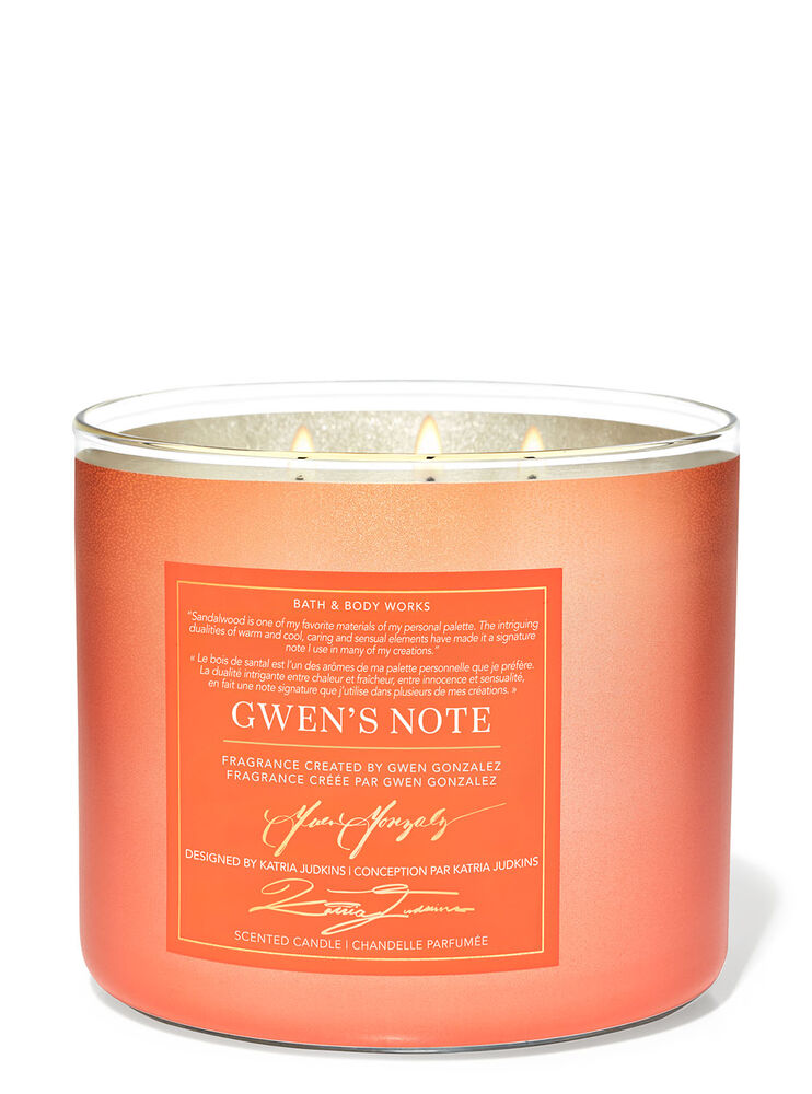 Gwen's Note 3-Wick Candle