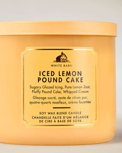 Iced Lemon Pound Cake 3-Wick Candle