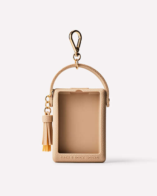 Tan Texctured Holder with strap PocketSpray Holder