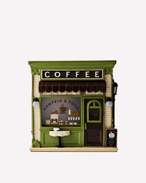 Porte-chandelle à 3 mèches Piédestal pause café lumineux