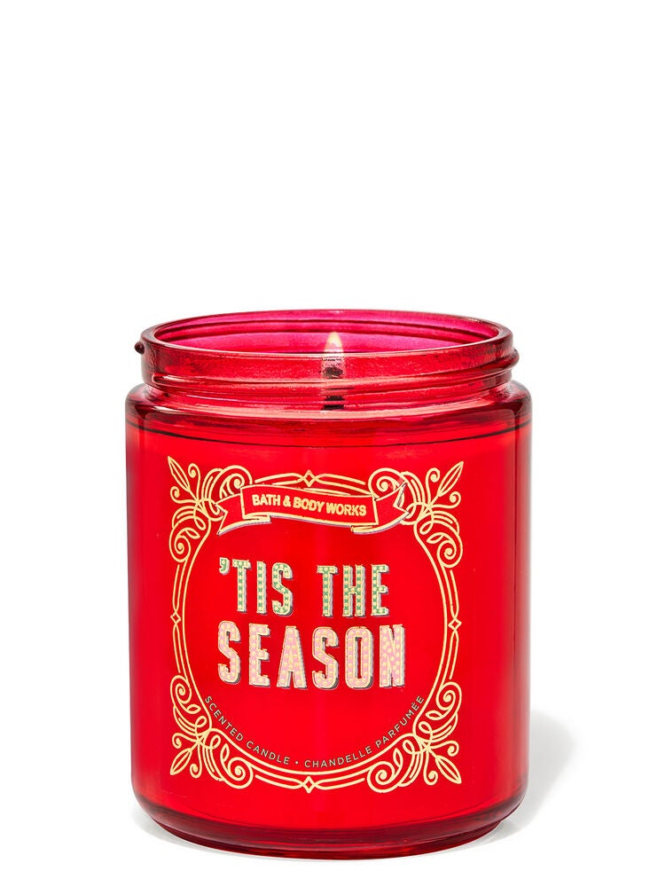 Tis the Season Single Wick Candle Bath and Body Works
