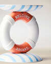 Ring Buoy Pedestal 3-Wick Candle Holder