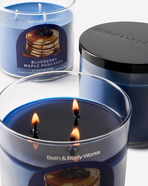 Blueberry Maple Pancakes 3-Wick Candle