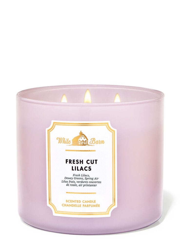Fresh Cut Lilacs 3Wick Candle Bath and Body Works