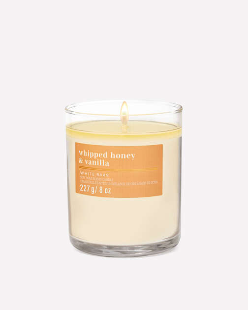 Whipped Honey & Vanilla Single Wick Candle
