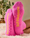 PEEPS&reg; Pink Marshmallow Bunny Shea-Infused Lounge Socks