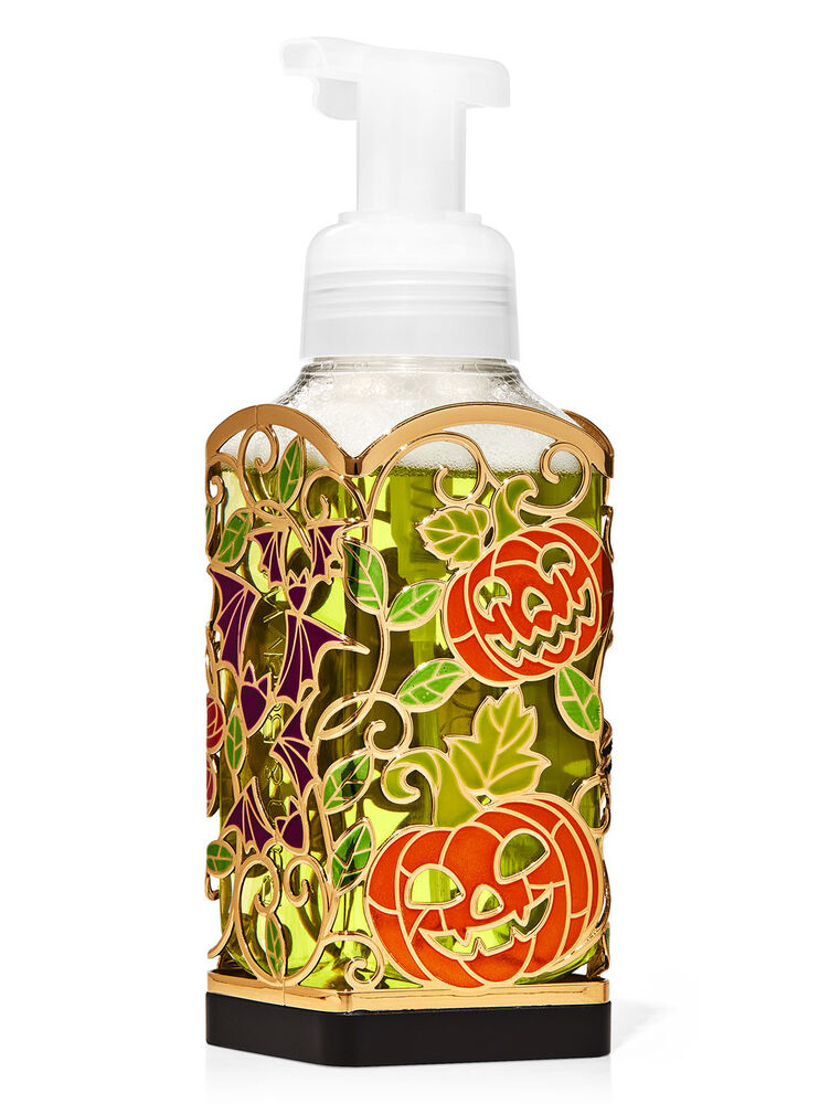 Stained Glass Skull Gentle Foaming Hand Soap Holder Image 2