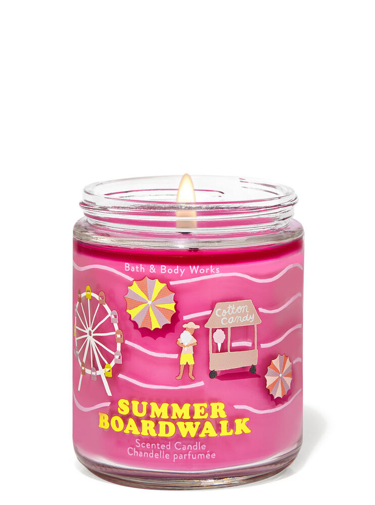 Summer Boardwalk Single Wick Candle