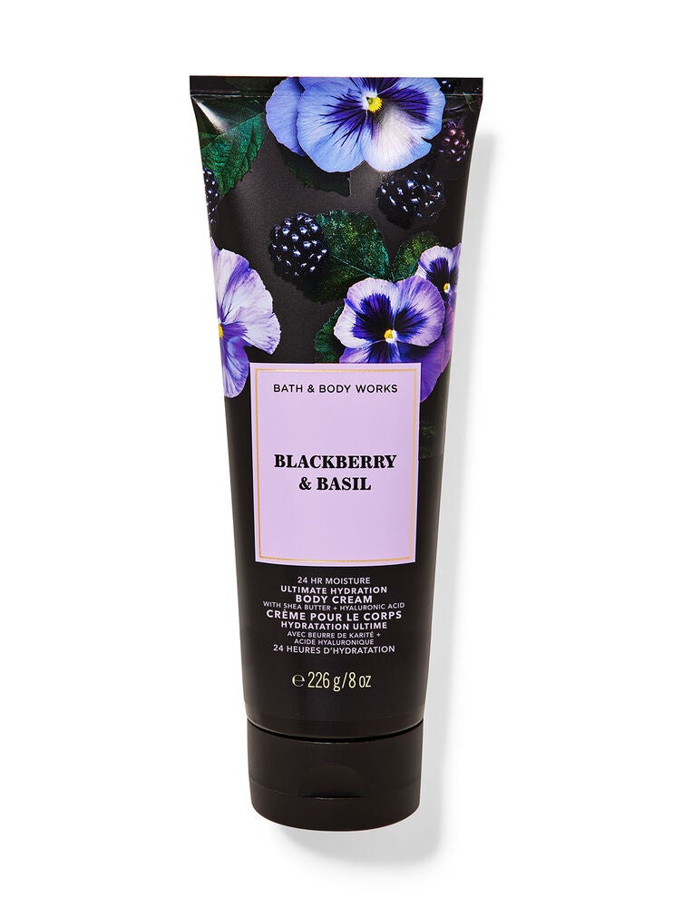 Blackberry & Basil Ultimate Hydration Body Cream Bath and Body Works