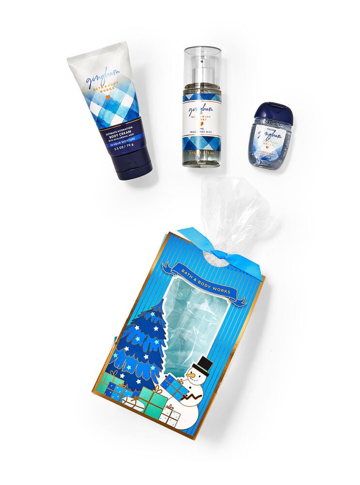 Gingham Mini Gift Set Bath and Body Works