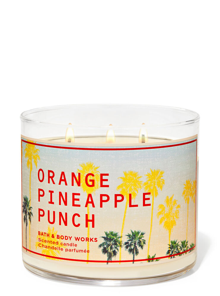 Chandelle à 3 mèches Orange Pineapple Punch